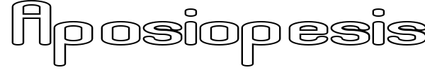 Aposiopesis Dwarfed font preview